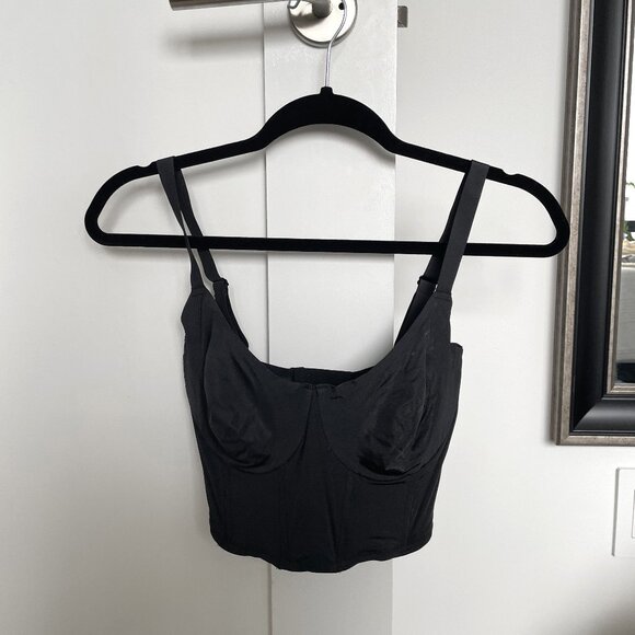 Skims Demi Corset Bra 32DD, black - Picture 2 of 8